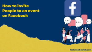 invite People to an event on Facebook