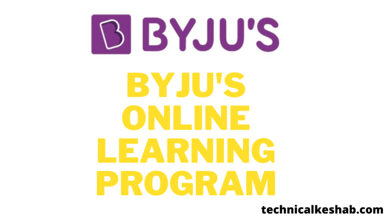 Byju's Online Learning Program