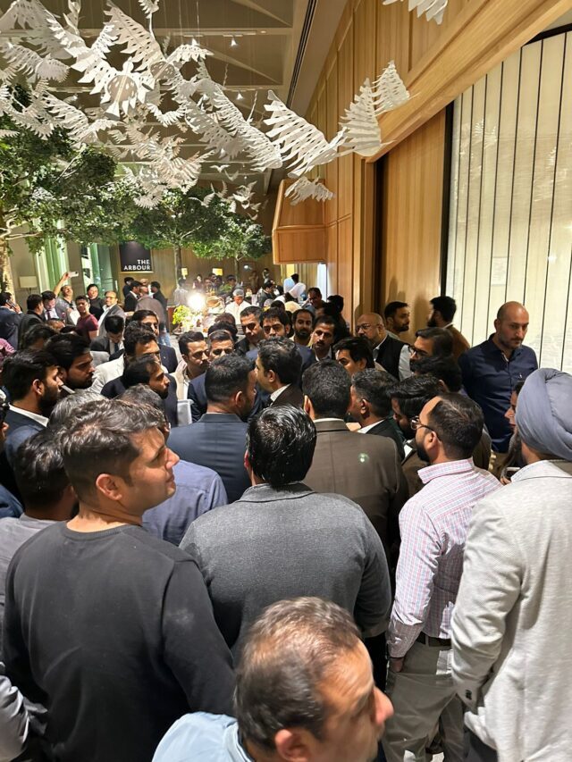 Crowd at the Office of DLF’s Luxury Launch