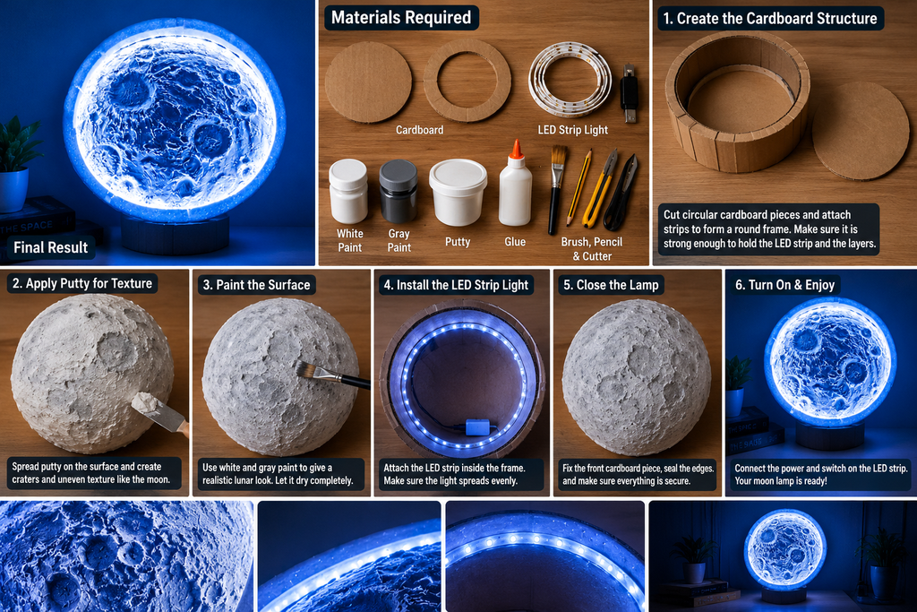 How to Make a Moon Lamp at Home Moon Lamp